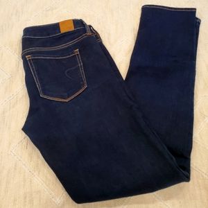 American eagle jeans size 8 short skinny stretch